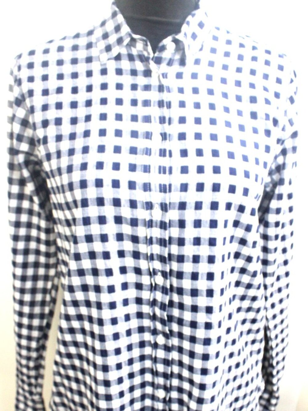 J.Crew, Cotton Gingham, Button Down, Boyfriend Shirt. Size 6